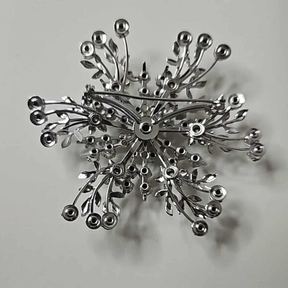 Vintage silver-tone starburst - Picture 2 of 3